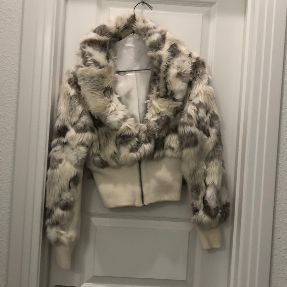 Bebe Faux Fur Jacket